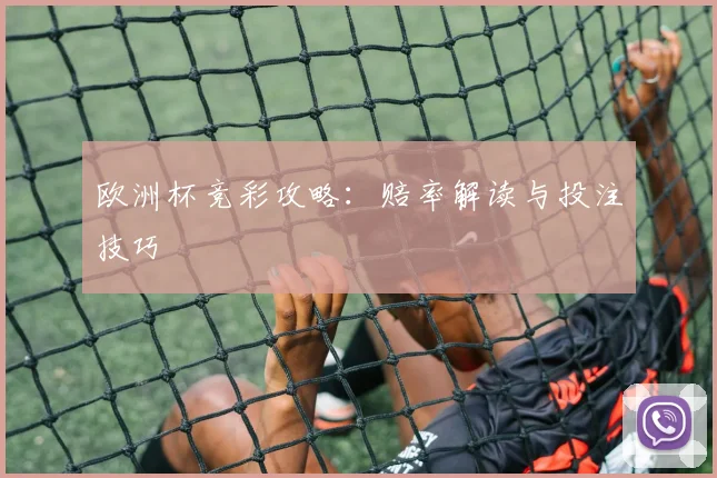 欧洲杯竞彩攻略：赔率解读与投注技巧